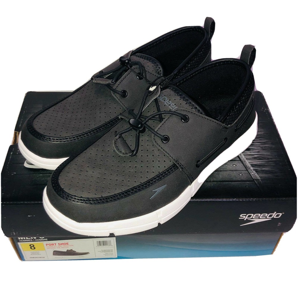 Speedo Mens Port Shoe Brown Lightweight Breathable Water Boat Size 8 NIB